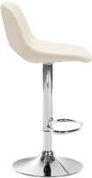 2er Set Barhocker Camden Kunstleder chrom creme 