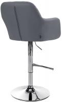 Barhocker Natoma Kunstleder chrom grau Barhocker Natoma Kunstleder chrom grau