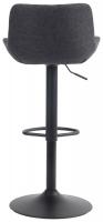 Barhocker Tover Stoff schwarz 
