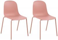 2er Set Stuhl Hardin pink 2er Set Stuhl Hardin pink