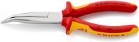 Flachrundzange L.200mm 40Grad gew.VDE Mehrkomp.-Hüllen KNIPEX Flachrundzange L.200mm 40Grad gew.VDE Mehrkomp.-Hüllen KNIPEX
