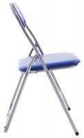 4er Set Klappstuhl Felix blau/silber 4er Set Klappstuhl Felix blau/silber