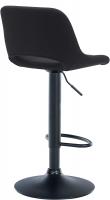 2er Set Barhocker Camden Stoff schwarz schwarz 2er Set Barhocker Camden Stoff schwarz schwarz