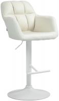Barhocker Natoma Stoff weiß creme Barhocker Natoma Stoff weiß creme