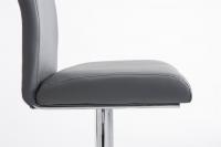 2er Set Barhocker Köln Kunstleder chrom grau 2er Set Barhocker Köln Kunstleder chrom grau
