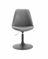 4er Set Esszimmerstühle Maverick B Kunstleder grau 