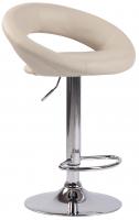 Barhocker Olinda Kunstleder chrom creme Barhocker Olinda Kunstleder chrom creme