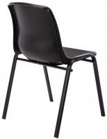 4er Set Stapelstuhl Nowra Kunststoff schwarz 4er Set Stapelstuhl Nowra Kunststoff schwarz