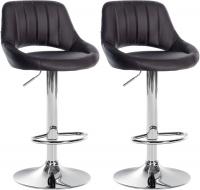 2er Set Barhocker Milet Kunstleder C braun 2er Set Barhocker Milet Kunstleder C braun