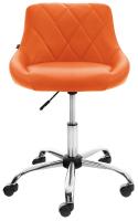 Arbeitshocker Lazio Kunstleder orange Arbeitshocker Lazio Kunstleder orange