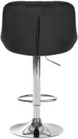 2er Set Barhocker Lazio Samt chrom schwarz 2er Set Barhocker Lazio Samt chrom schwarz