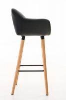 Barhocker Grant Kunstleder schwarz 