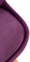 4er Set Stuhl Linares Samt lila 4er Set Stuhl Linares Samt lila