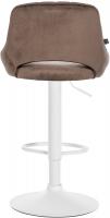 2er Set Barhocker Milet Samt W braun 