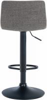 Barhocker Branford Stoff hellgrau Barhocker Branford Stoff hellgrau