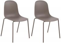 2er Set Stuhl Hardin taupe 2er Set Stuhl Hardin taupe