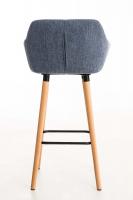2er Set Barhocker Grant Stoff blau 2er Set Barhocker Grant Stoff blau