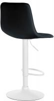 Barhocker Lex Kunstleder Weiß schwarz Barhocker Lex Kunstleder Weiß schwarz