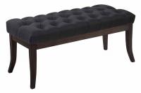 Sitzbank Ramses Stoff antik-dunkel 100 cm schwarz Sitzbank Ramses Stoff antik-dunkel 100 cm schwarz