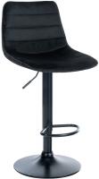 Barhocker Lex Samt Schwarz schwarz Barhocker Lex Samt Schwarz schwarz