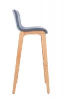 Barhocker Hoover Stoff Natura blau Barhocker Hoover Stoff Natura blau