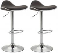 2er Set Barhocker Shanghai Stoff dunkelgrau 2er Set Barhocker Shanghai Stoff dunkelgrau