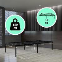 Metallbett Hamlin 200x100x41 cm schwarz Metallbett Hamlin 200x100x41 cm schwarz