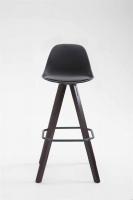 Barhocker Franklin Kunstleder Square Cappuccino (eiche) schwarz Barhocker Franklin Kunstleder Square Cappuccino (eiche) schwarz