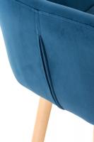 Barhocker Grant Samt blau 