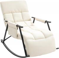 Schaukelstuhl Cathy Stoff creme Schaukelstuhl Cathy Stoff creme