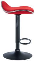 Barhocker Shanghai Stoff schwarz rot Barhocker Shanghai Stoff schwarz rot