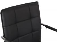 2er Set Besucherstühle Gandia Kunstleder chrom schwarz 2er Set Besucherstühle Gandia Kunstleder chrom schwarz