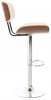 Barhocker Sarnia Kunstleder walnuss/creme 
