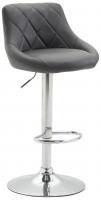 Barhocker Lazio Kunstleder grau
