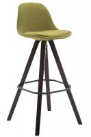 Barhocker Franklin Stoff Square Cappuccino (eiche) grün Barhocker Franklin Stoff Square Cappuccino (eiche) grün
