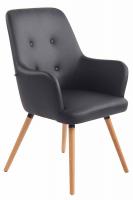 Lounger Aarhus Kunstleder natura schwarz Lounger Aarhus Kunstleder natura schwarz