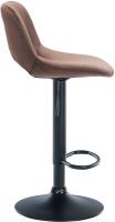 2er Set Barhocker Camden Samt schwarz braun 2er Set Barhocker Camden Samt schwarz braun