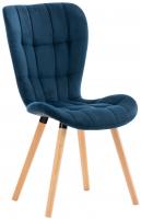 Stuhl Elda Samt blau Stuhl Elda Samt blau