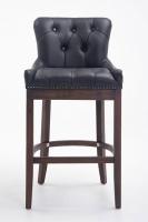 Barhocker Lakewood Echtleder, Antik schwarz Barhocker Lakewood Echtleder, Antik schwarz