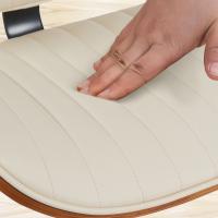 2er Set Barhocker Clawson Kunstleder schwarz walnuss/creme 2er Set Barhocker Clawson Kunstleder schwarz walnuss/creme