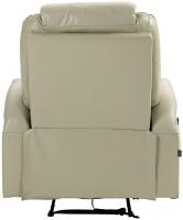 Sessel Hepler mit Massagefunktion Kunstleder creme 