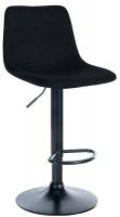 Barhocker Divo Stoff Schwarz schwarz Barhocker Divo Stoff Schwarz schwarz
