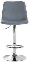 2er Set Barhocker Divo Kunstleder chrom grau 2er Set Barhocker Divo Kunstleder chrom grau