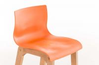 Barhocker Hoover Natura 4-Fuß Gestell orange 