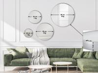 Wandspiegel Elsie XL silber Wandspiegel Elsie XL silber