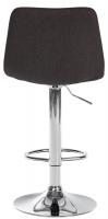 2er Set Barhocker Divo Stoff Chrom taupe 2er Set Barhocker Divo Stoff Chrom taupe