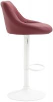 Barhocker Lazio Kunstleder weiß bordeauxrot Barhocker Lazio Kunstleder weiß bordeauxrot