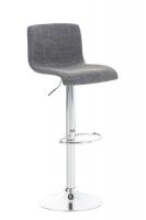 Barhocker Hoover Stoff hellgrau Barhocker Hoover Stoff hellgrau
