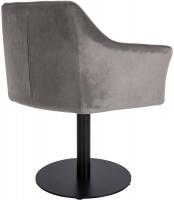 Lounger Damaso Samt grau Lounger Damaso Samt grau