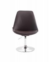 4er Set Esszimmerstühle Maverick C Kunstleder braun 